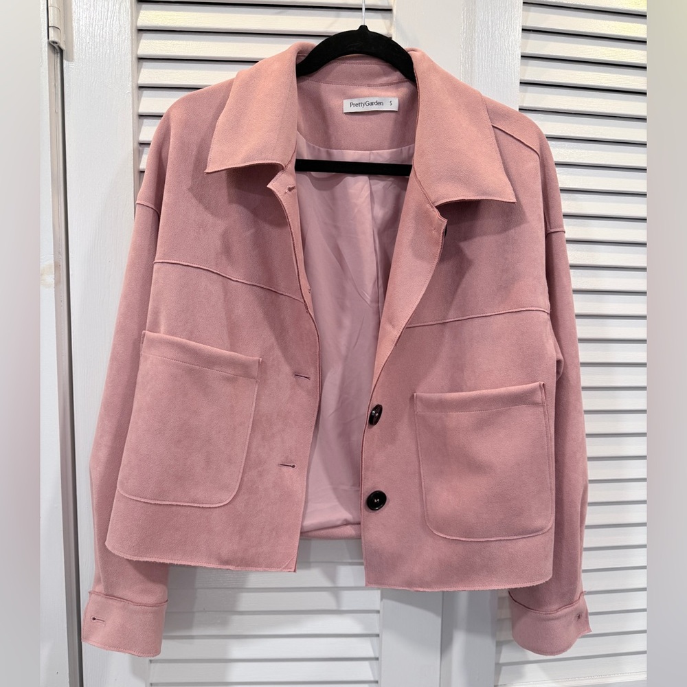 Pretty Garden Women's Blush Pink Blazer